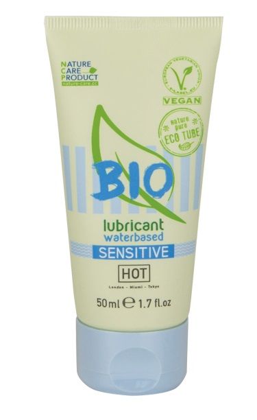 Органический лубрикант для чувствительной кожи Bio Sensitive - 50 мл. - HOT - купить с доставкой в Салавате