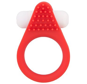 Красное эрекционное кольцо LIT-UP SILICONE STIMU RING 1 RED - Dream Toys - в Салавате купить с доставкой