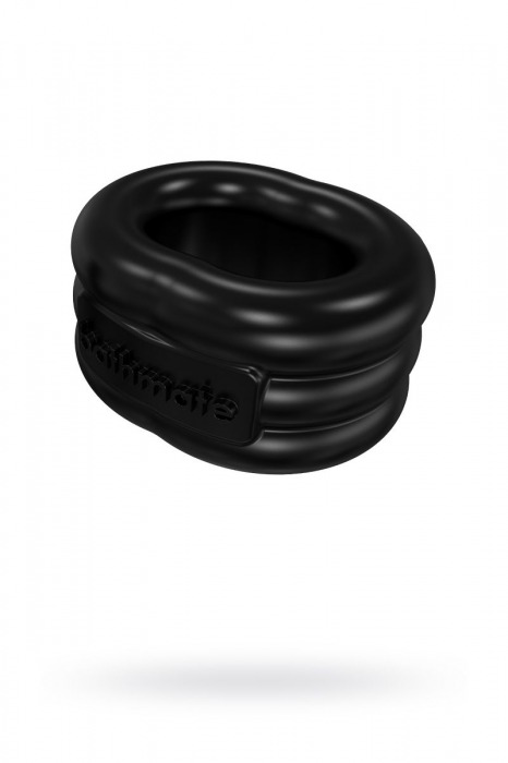 Чёрное эрекционное виброкольцо Stretch - Bathmate - в Салавате купить с доставкой