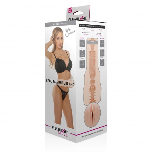 Мастурбатор-вагина Fleshlight Girls - Kendra Sunderland Angel - Fleshlight - в Салавате купить с доставкой