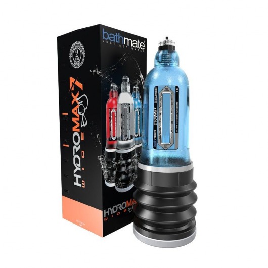 Синяя гидропомпа HydroMAX7 Wide Boy - Bathmate - в Салавате купить с доставкой