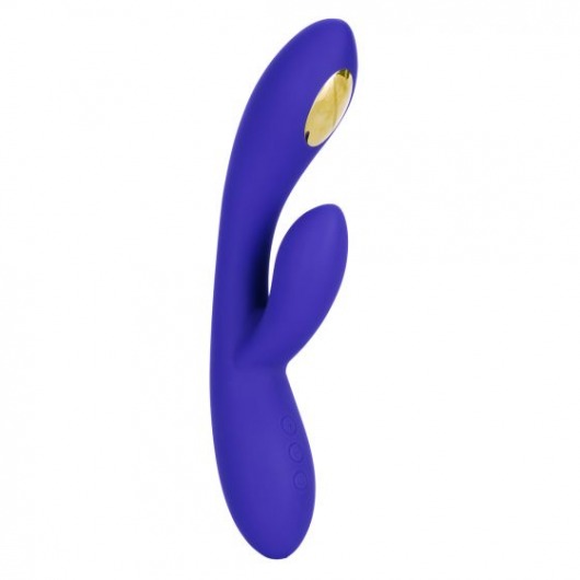 Фиолетовый вибратор с функцией электростимуляции Intimate E-Stimulator Dual Wand - 21,5 см. - California Exotic Novelties - купить с доставкой в Салавате