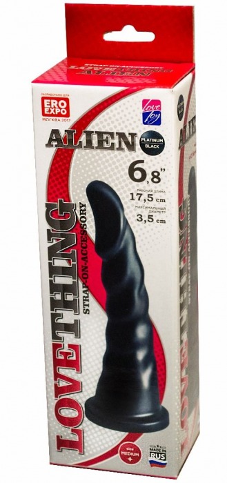 Насадка для трусиков харнесс Alien - 17,5 см. - LOVETOY (А-Полимер) - купить с доставкой в Салавате