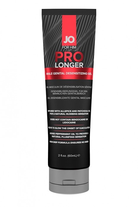 Гель-пролонгатор умеренного действия для мужчин JO Prolonger Gel – 60 мл. - System JO - купить с доставкой в Салавате