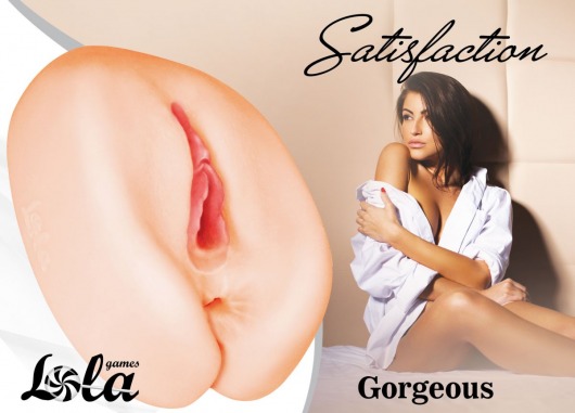 Мастурбатор с 2 тоннелями Satisfaction Gorgeous - Lola Games - в Салавате купить с доставкой