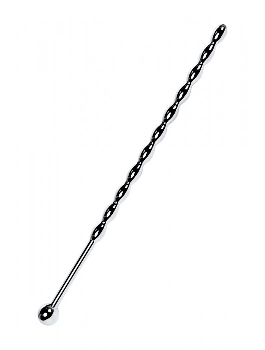 Серебристый длинный уретральный плаг-косичка TOYFA Metal - 15,7 см. - ToyFa - купить с доставкой в Салавате