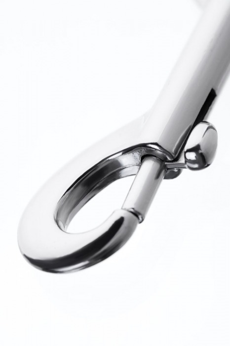 Серебристый двухсторонний карабин TOYFA Metal - ToyFa - купить с доставкой в Салавате