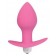 Розовая коническая анальная вибровтулка с ограничителем - 8 см. - Bior toys в Салавате Розовая коническая анальная вибровтулка с ограничителем - 8 см. - Bior toys