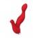 Красный силиконовый вибростимулятор простаты Proman - 12,5 см. - ToyFa - в Салавате купить с доставкой