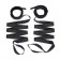Эротический набор 4PC Bondage Bed Strap   Flogger Kit - Lux Fetish - купить с доставкой в Салавате