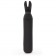 Черная вибропуля с ушками Rechargeable Rabbit Ears Bullet Vibrator - Happy Rabbit купить в Салавате с доставкой в Orgasmix.ru Черная вибропуля с ушками Rechargeable Rabbit Ears Bullet Vibrator - Happy Rabbit