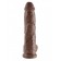 Большой коричневый фаллоимитатор с мошонкой 10 Cock with Balls на присоске - 25,4 см. - Pipedream купить с доставкой в интернет-магазине Orgasmix в Салавате Большой коричневый фаллоимитатор с мошонкой 10 Cock with Balls на присоске - 25,4 см. - Pipedream